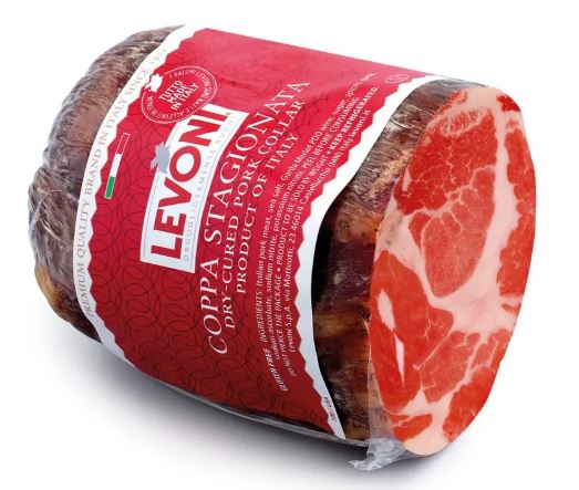 Levoni Dry Cured Pork Collar (Approx. 2lb)