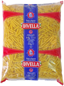 Divella Pasta Penne Rigate 10lb Bag