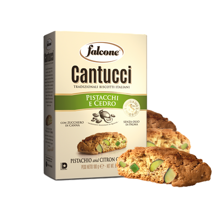 Cantucci Pistachio and Citron Cookies 6.35oz