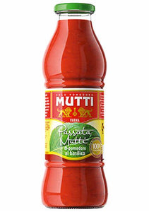 Mutti Tomato Puree with Basil 14oz